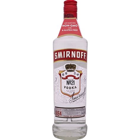 Smirnoff No.21 Vodka – Bouteille de 750 ml