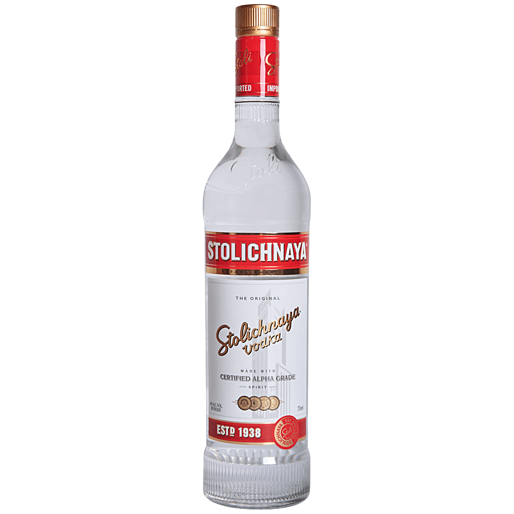 Stolichnaya (Stoli) Vodka – Bouteille de 750 ml