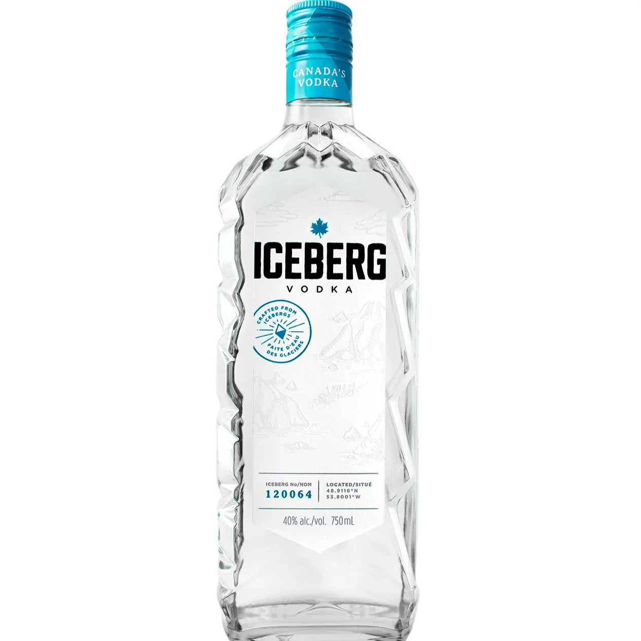 Iceberg Vodka – Bouteille de 750 ml