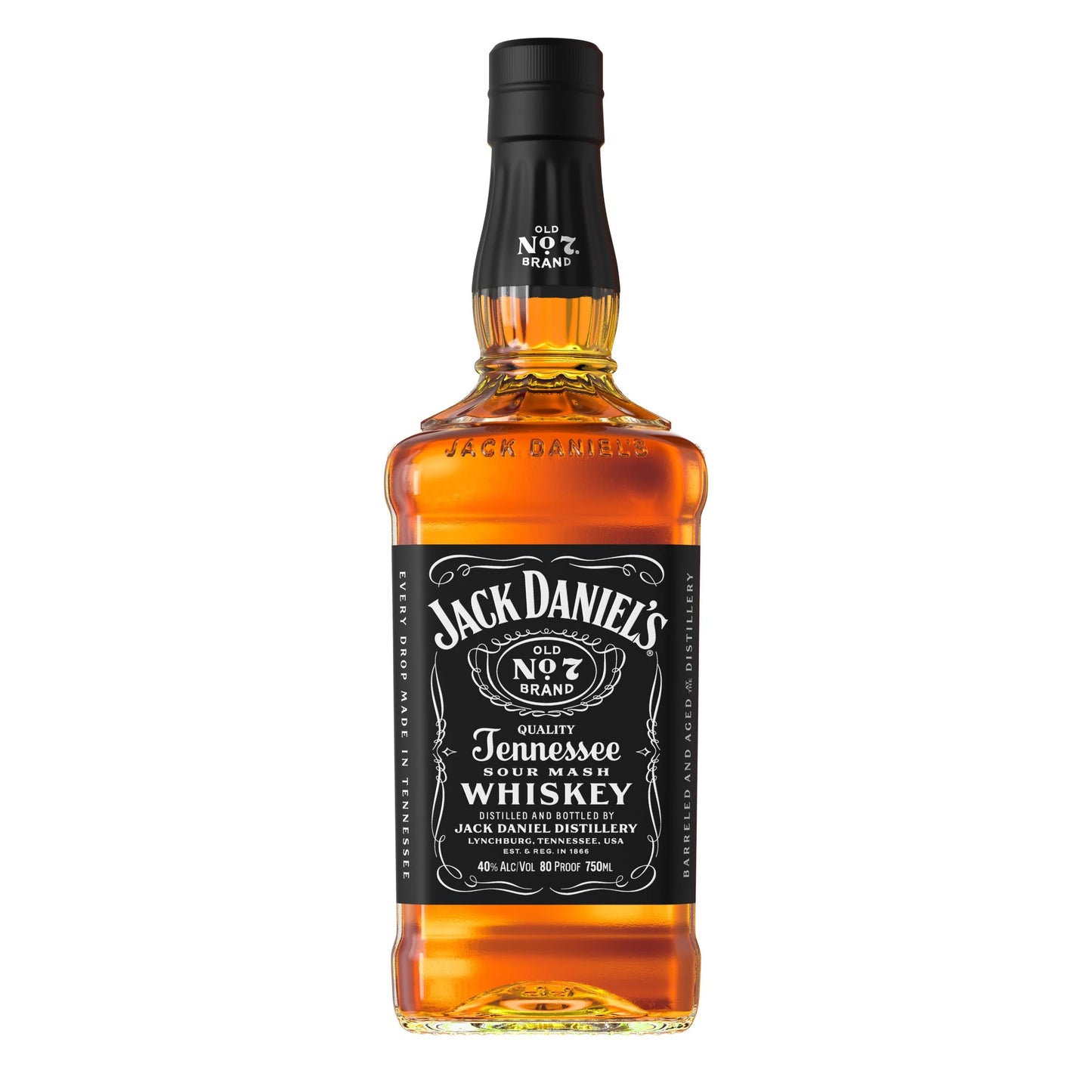 Jack Daniel’s Old No.7 – Bouteille de 750 ml