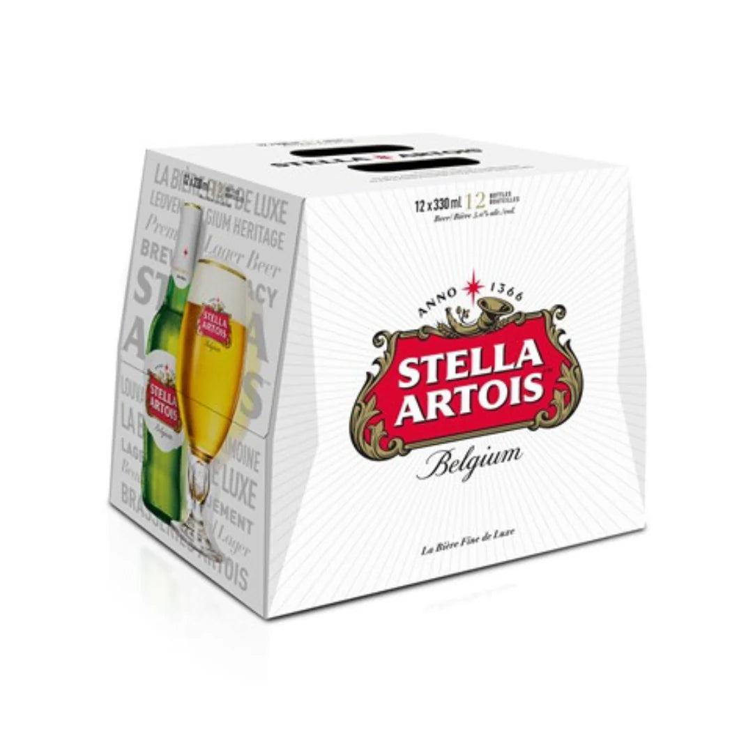 Stella Artois – Pack de 12 bouteilles de 330 ml