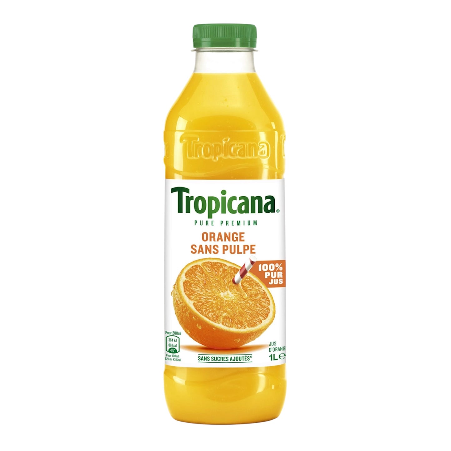 Tropicana Jus d’Orange – Bouteille de 1 litre