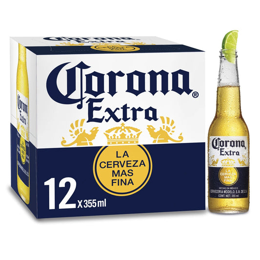 Corona Extra – Pack de 12 bouteilles de 355 ml