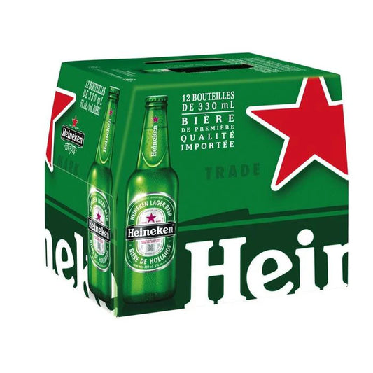 Heineken – Pack de 12 bouteilles de 330 ml