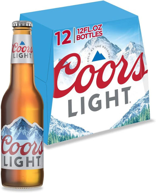 Coors Light – Pack de 12 canettes de 473 ml