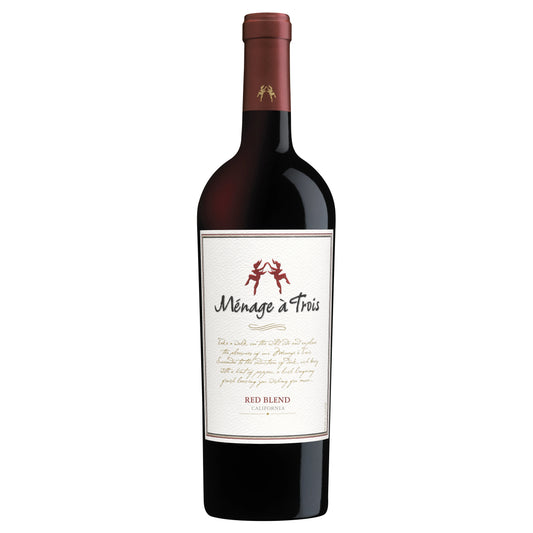 Ménage à Trois Red Blend – Bouteille de 750 ml